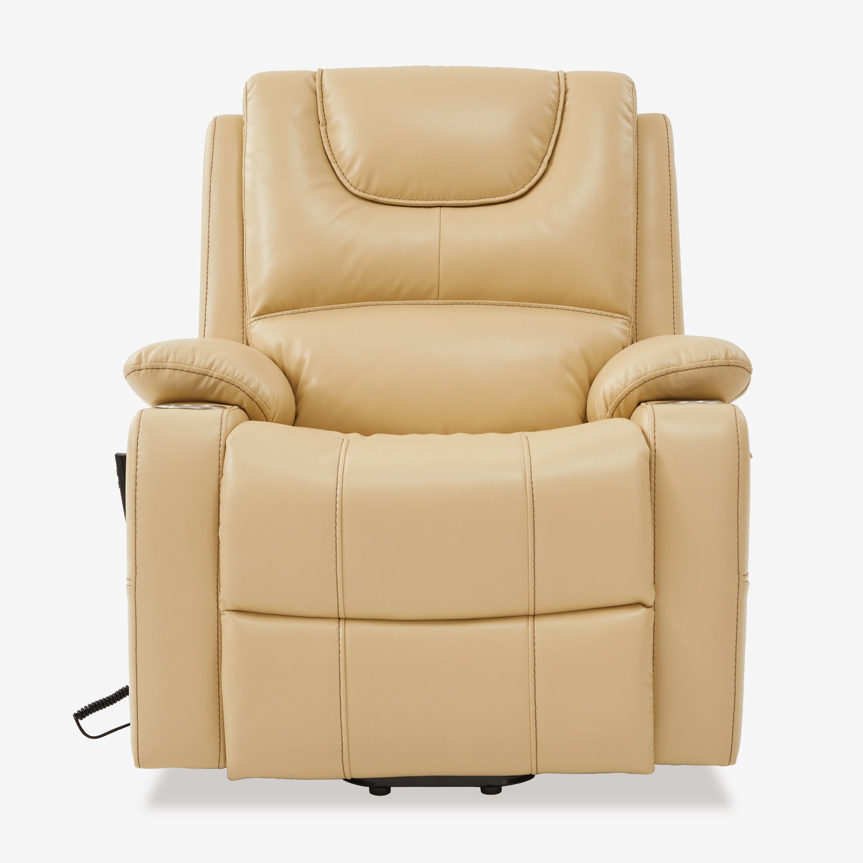 Lay Flat Sleeper Recliner With Heating Massage And Cup Holder – IRENE HOUSE