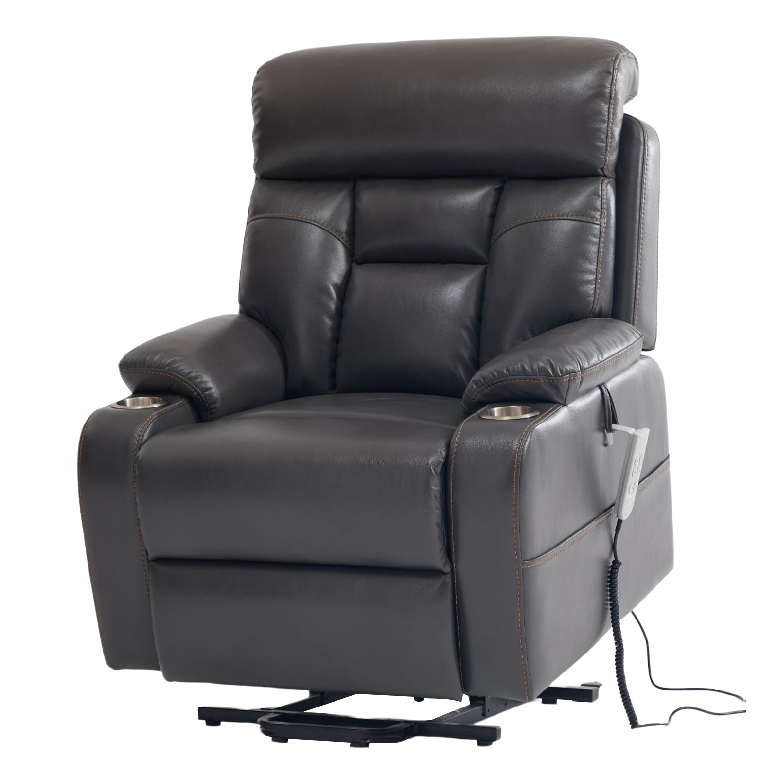 Three Motor Recliner Chair With Lumbar Support and Infinite Position