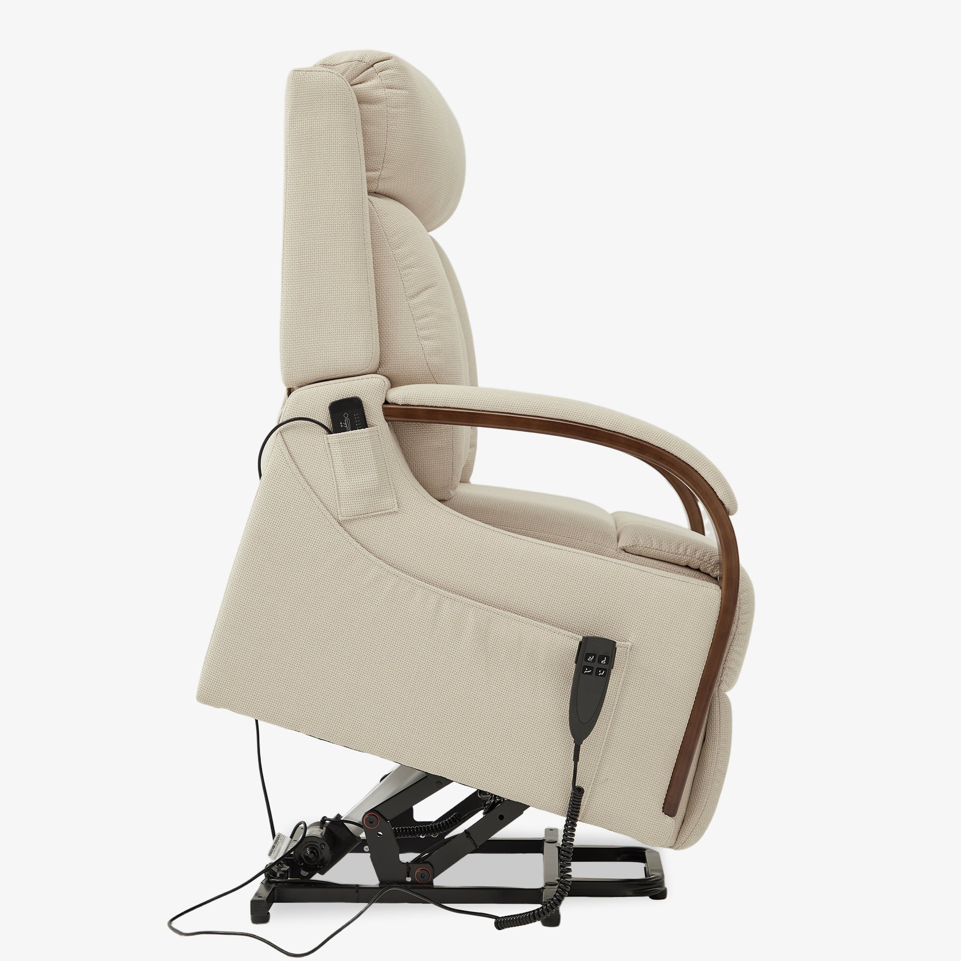 Small Lift Recliner With Heat and Massage, Infinite position 