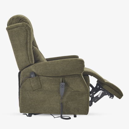 9199 Power Lift Recliner With Heat&Massage(Medium, Chenille Green)