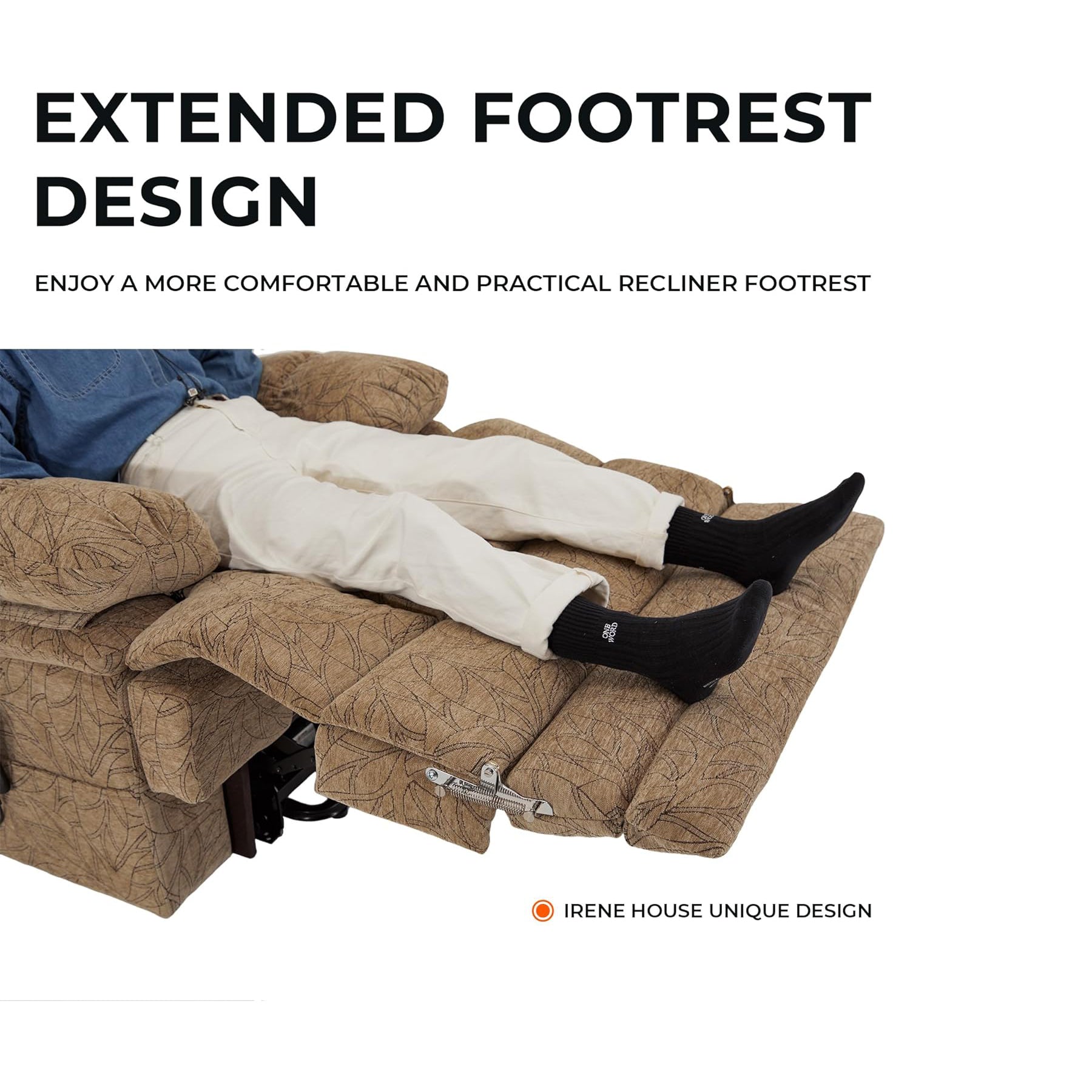 Big And Tall Recliners 400 Lbs With Extrended Footrest - 400 Lbs