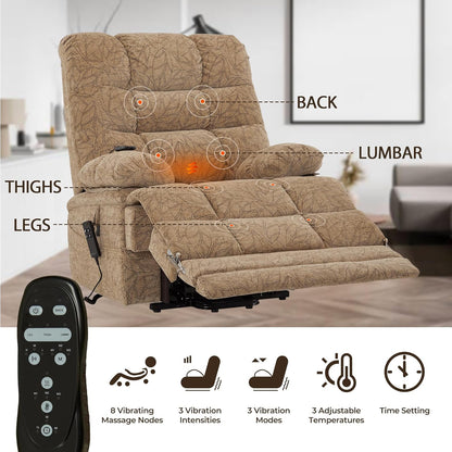 Big And Tall Recliners 400 Lbs With Extrended Footrest - 400 Lbs