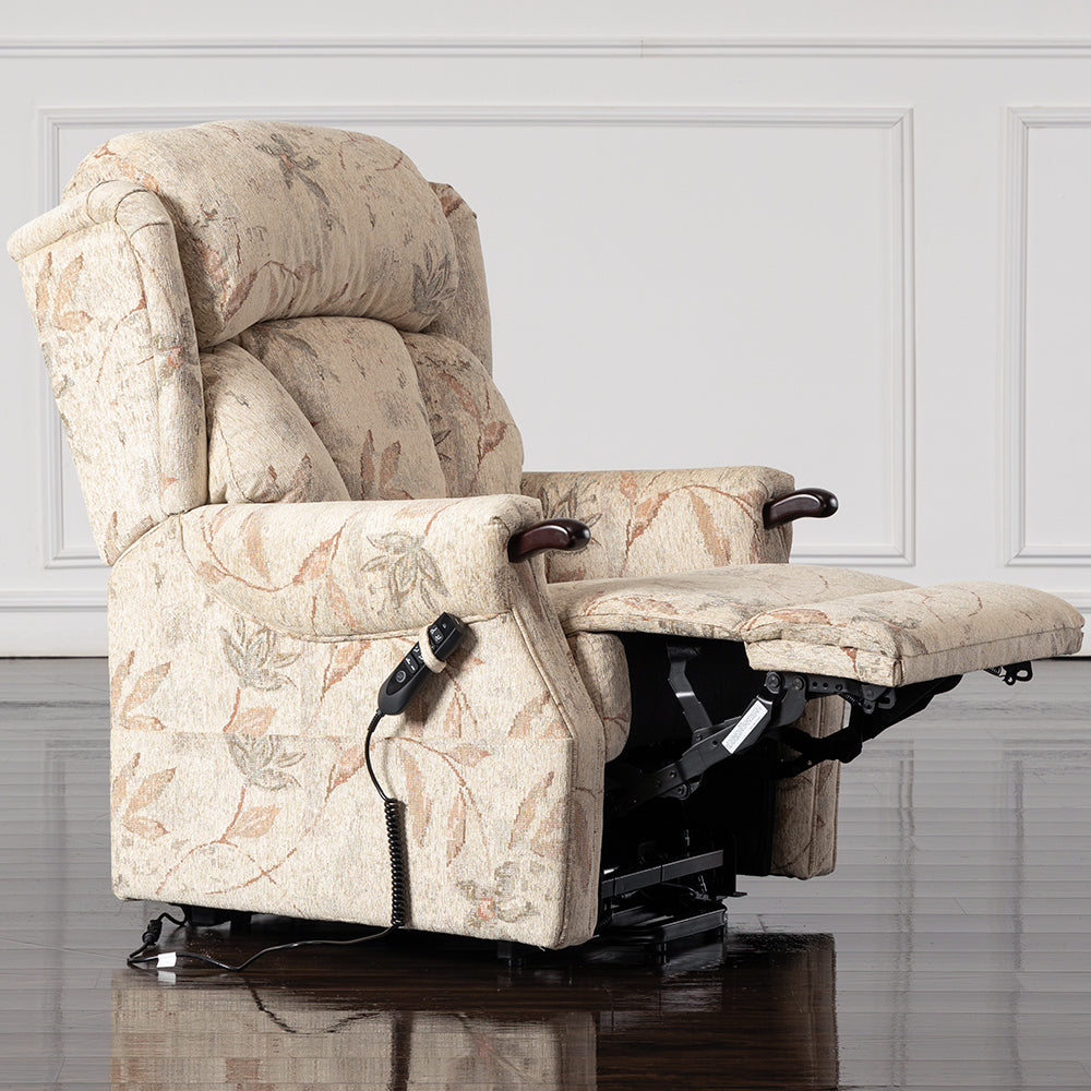 Infinite position discount power lift recliner